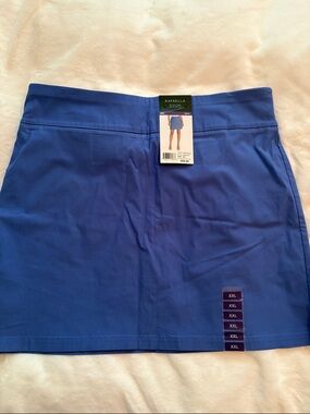 NWT Rafaella Cobalt Blue Stretch Mini Skirt